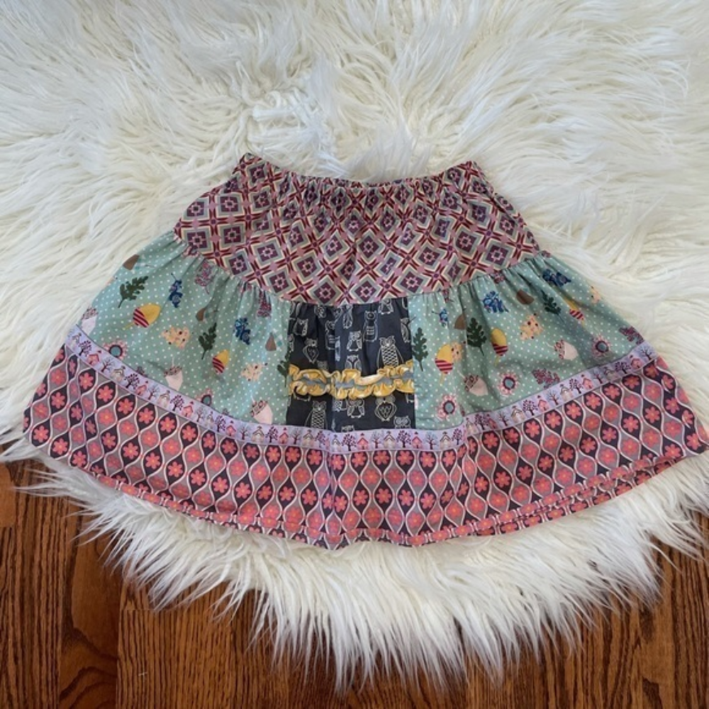 Matilda Jane owl acorn whimsical skirt‎ size 8